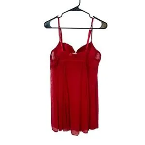 Fashion Bug | Intimates & Sleepwear | Y2k Red Mesh Babydoll Nightie 2x ...
